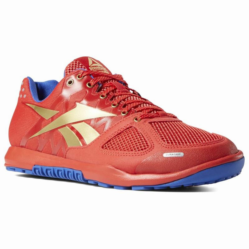 Tenisi Reebok Crossfit Nano 2.0 Barbati Rosii/Aurii/Albi Romania CR4196WR